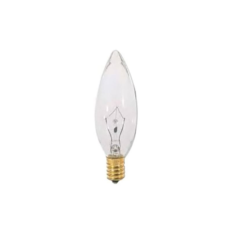 Westinghouse 60B10/E12/KR/120V 60 Watt Torpedo Shape Candelabra (E12 ...