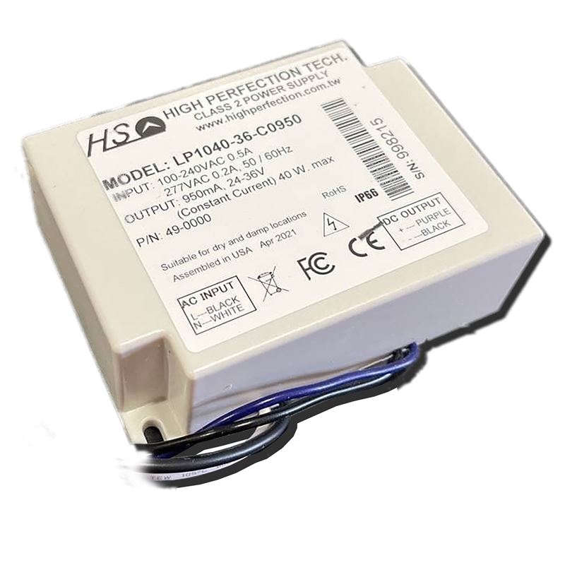 Magtech LP1040-36-C0950 LED Driver 950ma Constant Current 40w